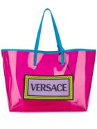 Versace 90s Vintage Tote - Pink
