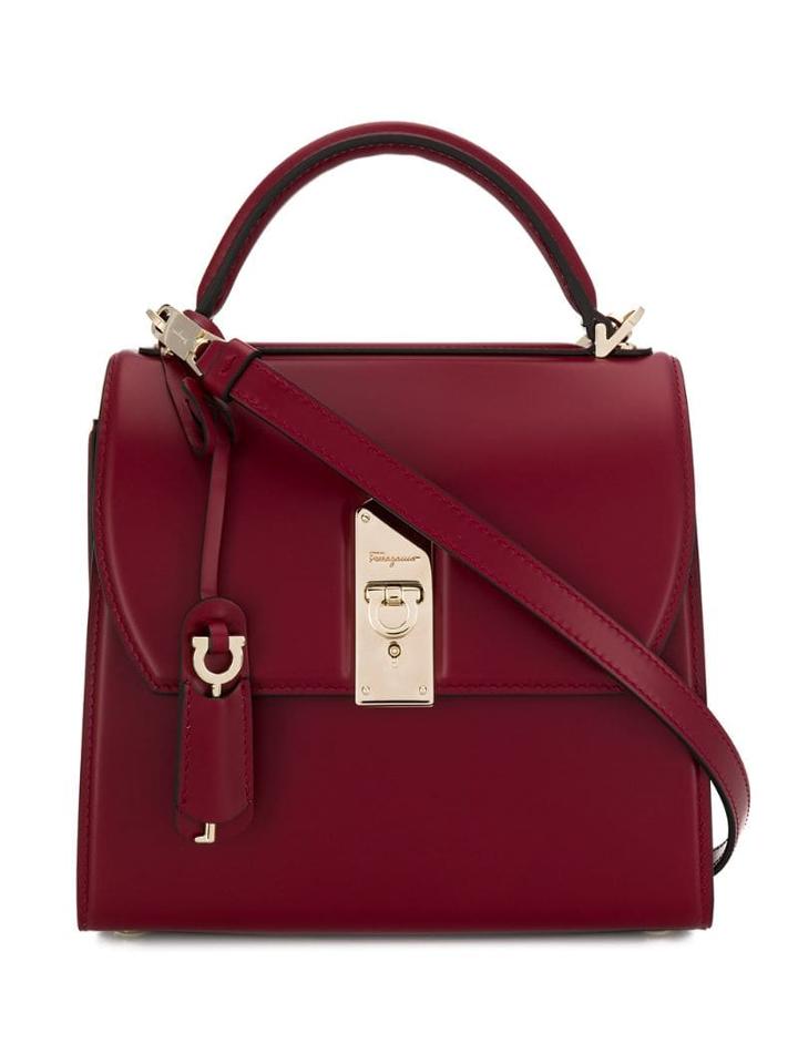 Salvatore Ferragamo Boxyz Small Tote - Red