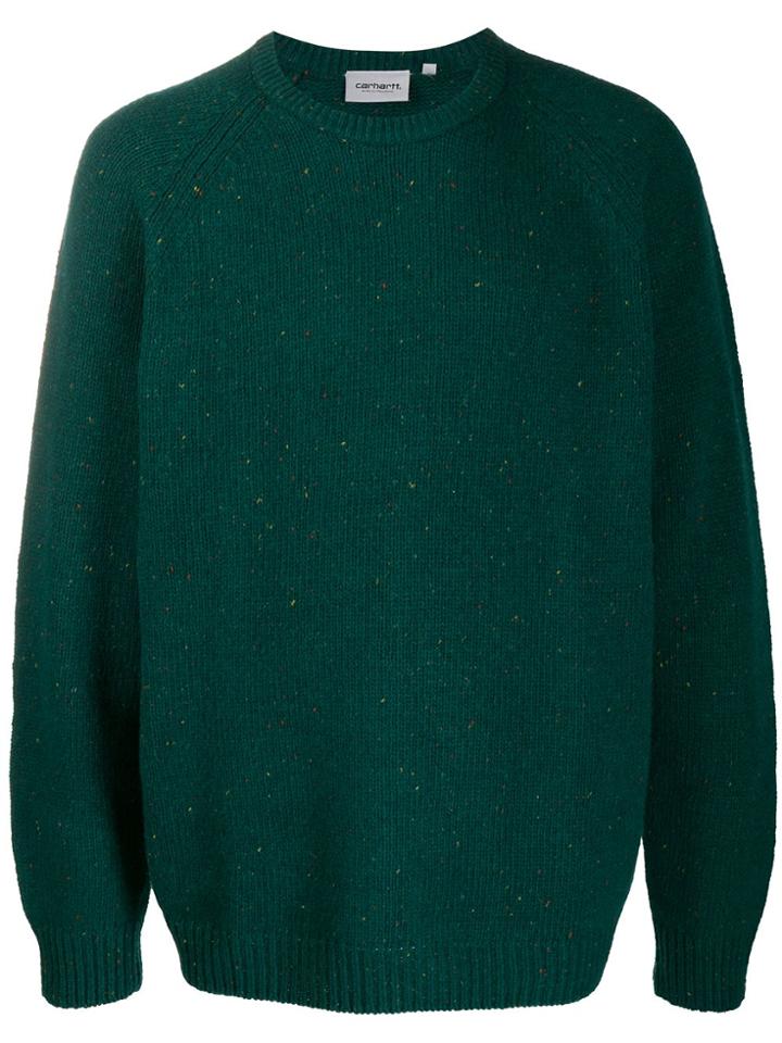 Carhartt Wip Textured Knit Jumper - Green