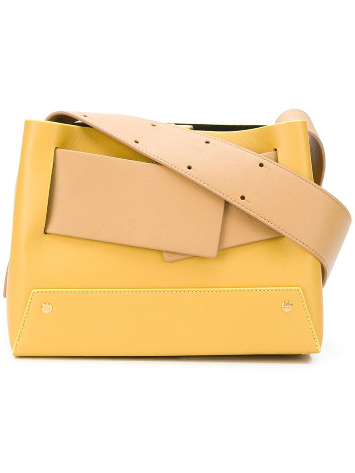 Yuzefi Square Body Tote - Yellow & Orange