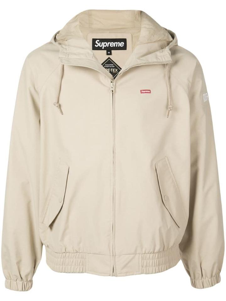 Supreme Gore-tex Hooded Harrington Jac - Brown