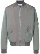 John Elliott Iridescent Bogota Bomber Jacket - Grey