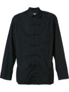 Yohji Yamamoto 'china Chain' Shirt, Men's, Size: 3, Black, Cotton