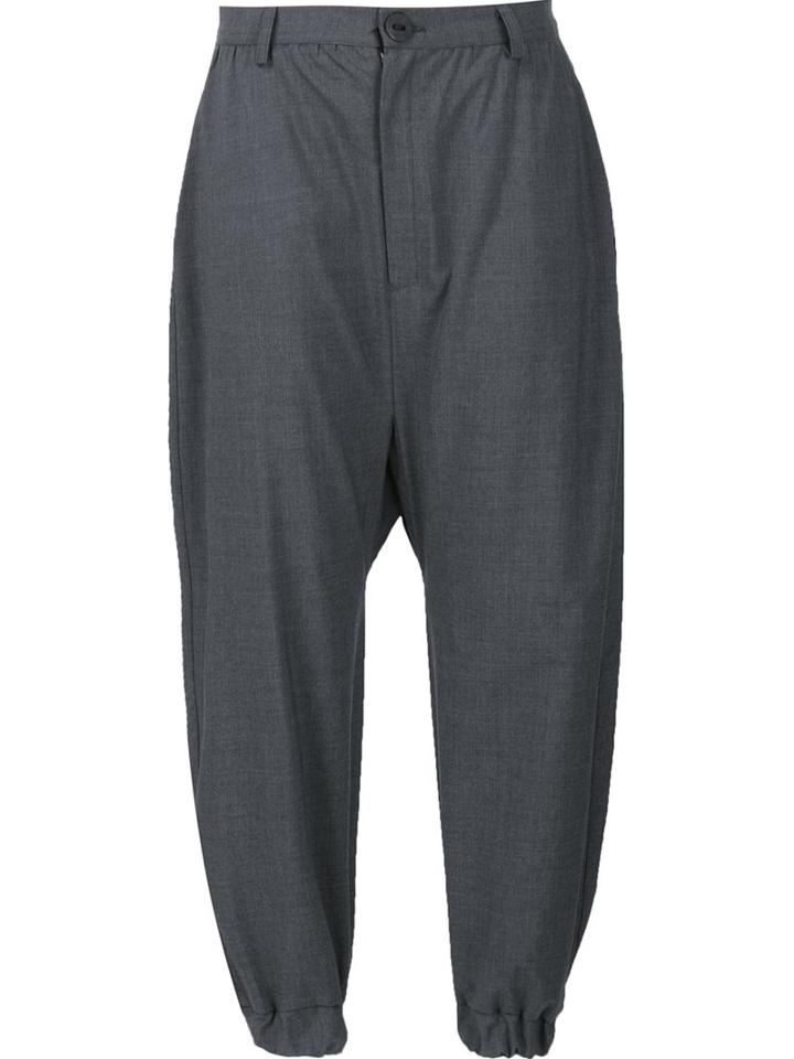 Area Di Barbara Bologna 'elegant Sport' Trousers, Women's, Size: Medium, Grey, Silk/cotton/virgin Wool