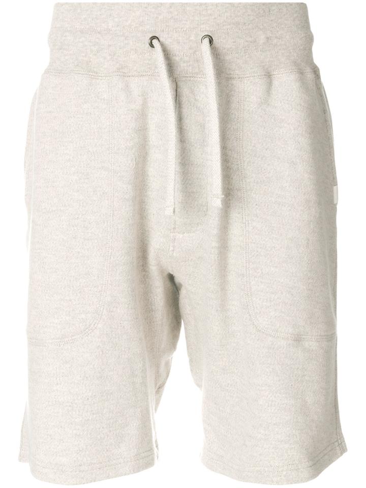Saturdays Nyc Drawstring Fitted Shorts - Grey