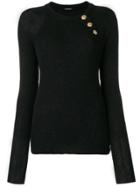 Balmain Fine Knit Sweater - Black