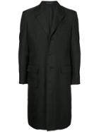 Yohji Yamamoto Elongated Buttoned Up Jacket - Black