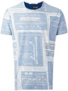 Chalayan Roll-up T-shirt - Blue