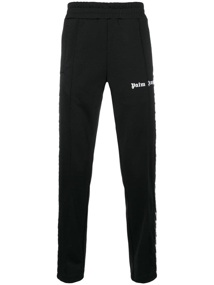 Palm Angels Side-studded Track Pants - Black