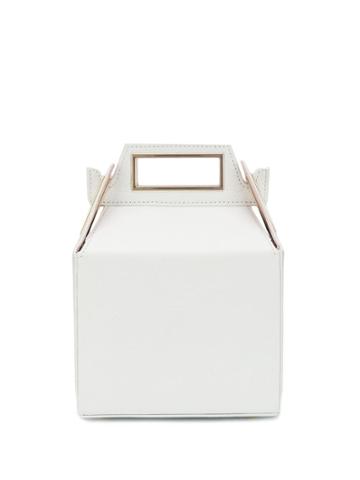 Pop & Suki Mini Box Bag - White