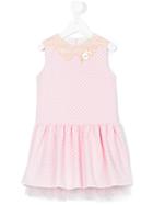 I Pinco Pallino - Checked Dress - Kids - Cotton/polyamide/polyester - 5 Yrs, Pink/purple