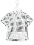 Amelia Milano - Printed Shortsleeved Shirt - Kids - Cotton - 6-9 Mth, White