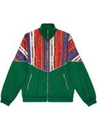 Gucci Oversize Bi-material Jacket - Green