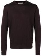 Corneliani Slim-fit Knitted Sweater - Purple