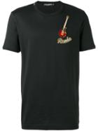 Dolce & Gabbana - 'rumba' Guitar Patch T-shirt - Men - Cotton/polyester/polypropylene/viscose - 52, Black, Cotton/polyester/polypropylene/viscose