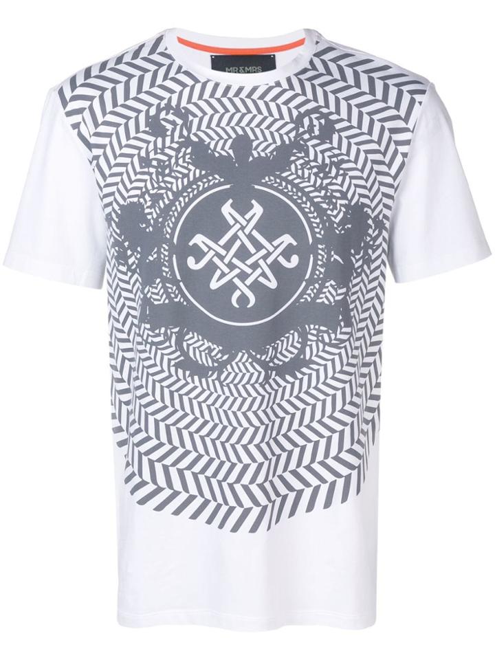 Mr & Mrs Italy Graphic Print T-shirt - White