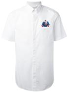 Iceberg Concealed Fastening Shortsleeved Shirt - White