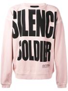 Haider Ackermann Silence Soldier Sweatshirt - Pink & Purple
