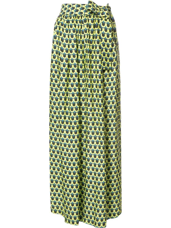 Tome Geometric Print 'karate' Trousers - Green
