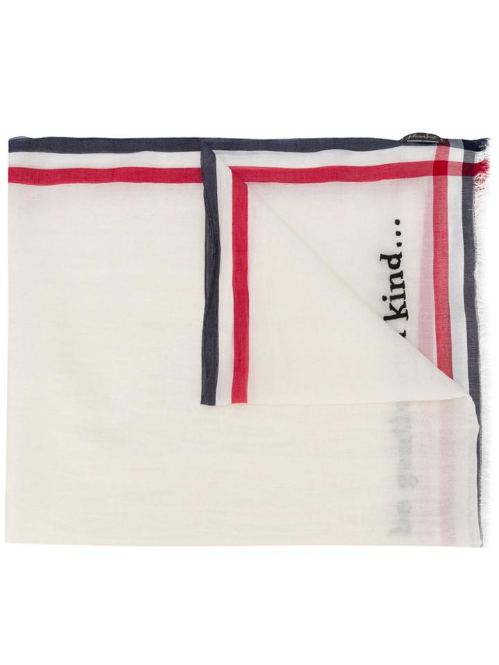 Faliero Sarti Gentleman Scarf - White