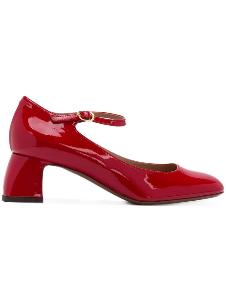 L'autre Chose Mary Jane Pumps - Red