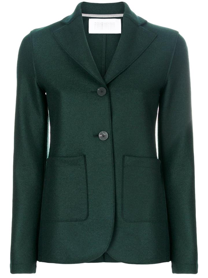 Harris Wharf London Patch Pocket Blazer - Green