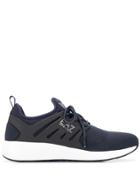 Ea7 Emporio Armani Logo Mesh Sneakers - Blue