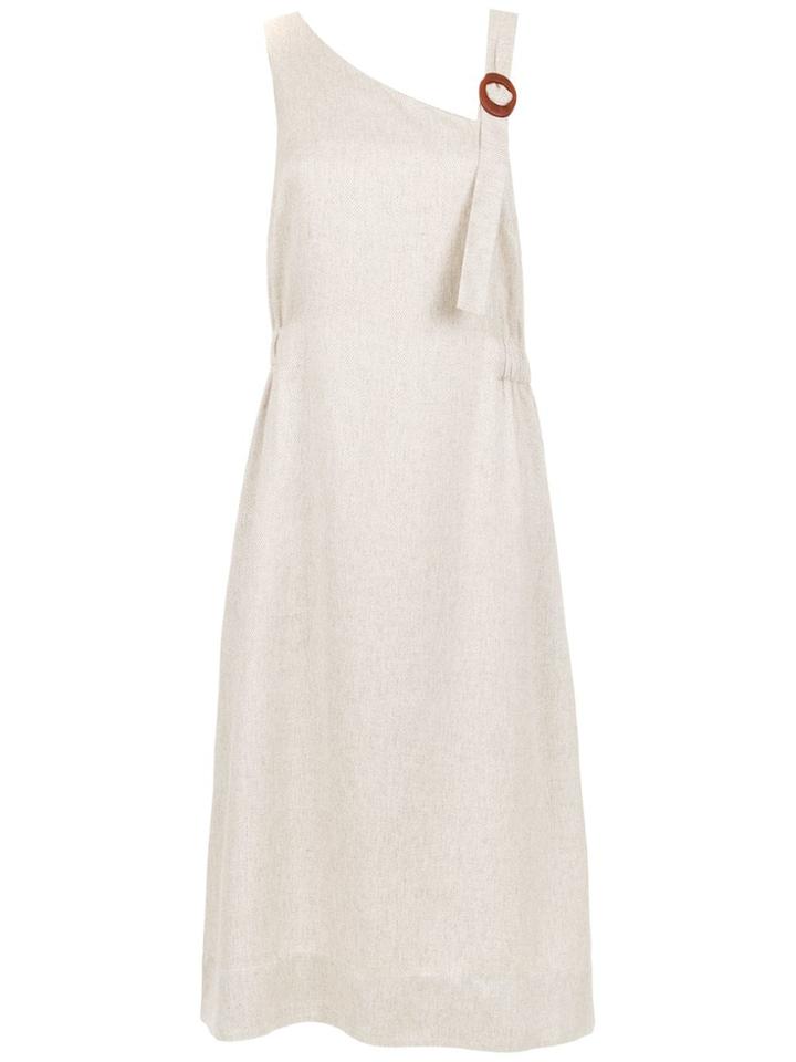 Alcaçuz Fe Striped Dress - Nude & Neutrals