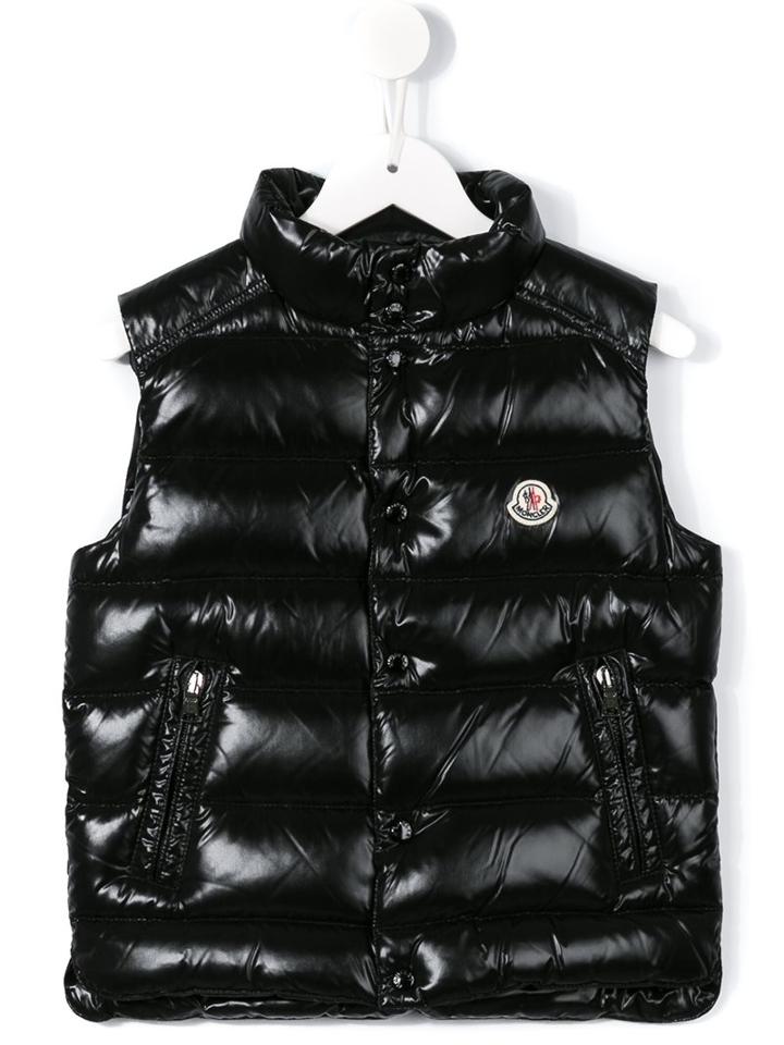 Moncler Kids 'tib' Padded Gilet, Boy's, Size: 10 Yrs, Black