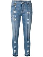 Ermanno Scervino Distressed Skinny Jeans - Blue