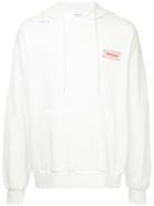 Ground Zero Damage Long-sleeve Hoodie - White