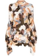 Ashish Sequin Embellished Patchwork Mini Dress - Multicolour