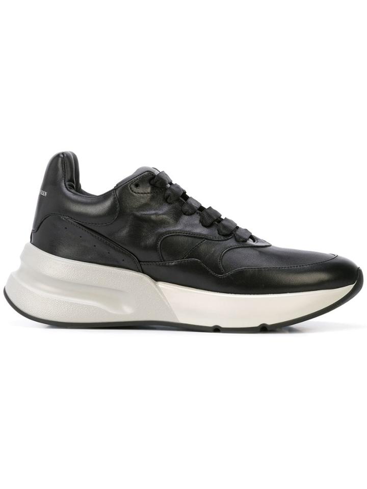 Alexander Mcqueen Padded Flatform Sneakers - Black