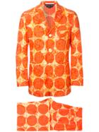 Comme Des Garçons Vintage Tie Dye Circles Suit - Yellow & Orange