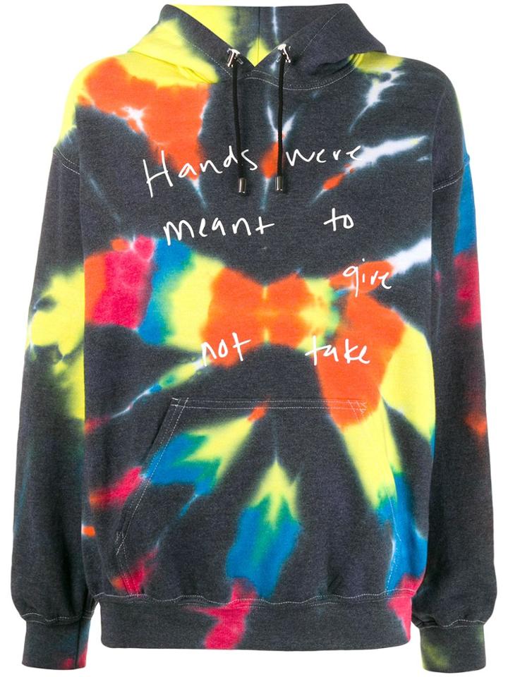 Collina Strada Tie-dye Hooded Sweatshirt - Black