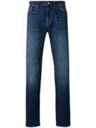 Ps By Paul Smith Faded Straight-leg Jeans, Size: 28/30, Blue, Cotton/polyurethane
