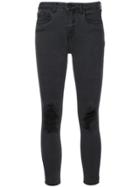 L'agence Margot High Rise Skinny Jeans - Grey