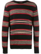 Missoni Knit Striped Jumper - Black