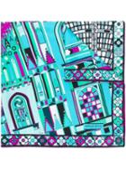 Emilio Pucci Milan-print Scarf - Green
