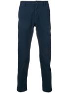Department 5 Plain Skinny Trousers - Blue