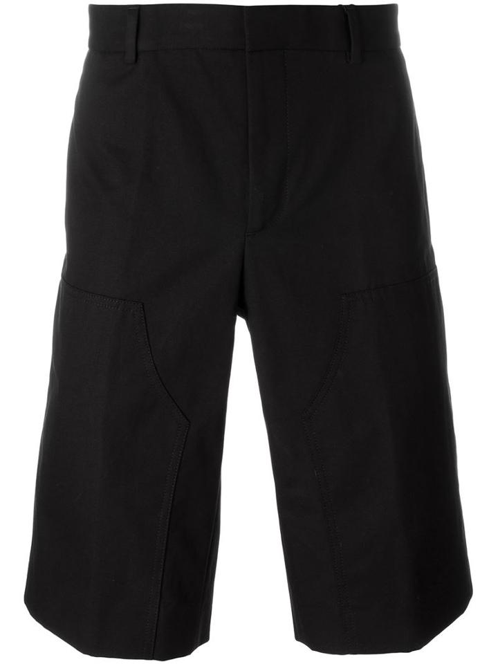 Givenchy Panelled Shorts, Men's, Size: 46, Black, Cotton
