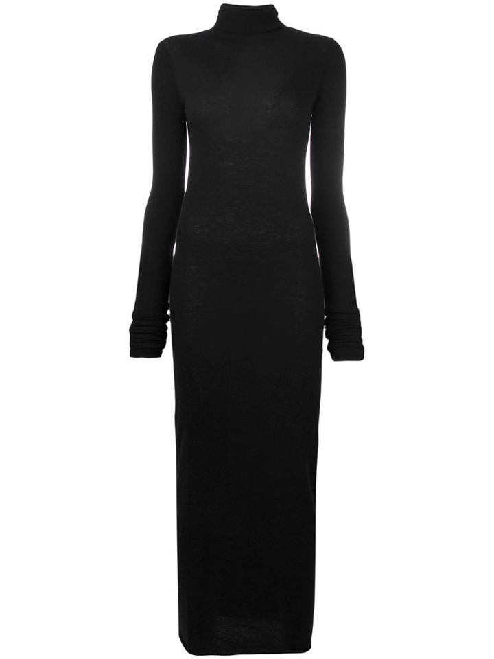 Rick Owens Lilies Fine Knit Dress - Black