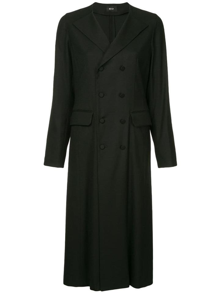 G.v.g.v. Classic Double-breasted Coat - Black