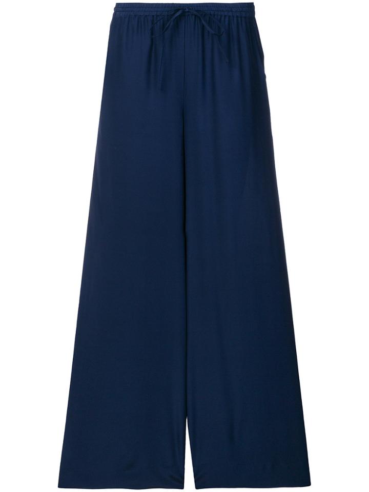 P.a.r.o.s.h. Cropped Palazzo Trousers - Blue