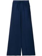 P.a.r.o.s.h. Cropped Palazzo Trousers - Blue