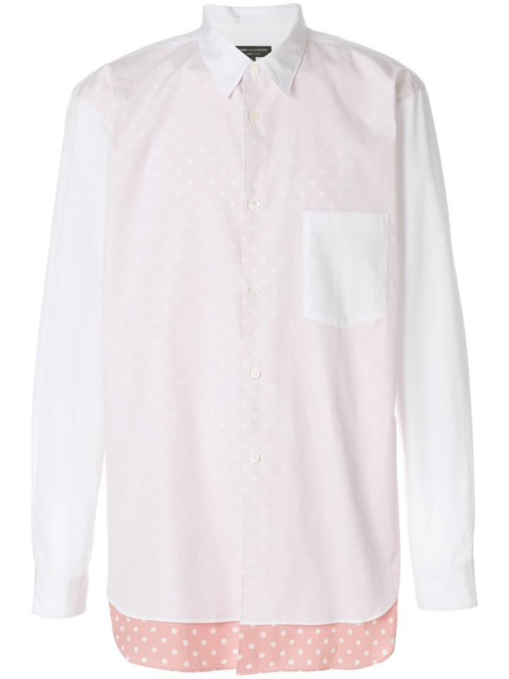 Comme Des Garçons Homme Plus Polka Dot Underlayer Shirt - White