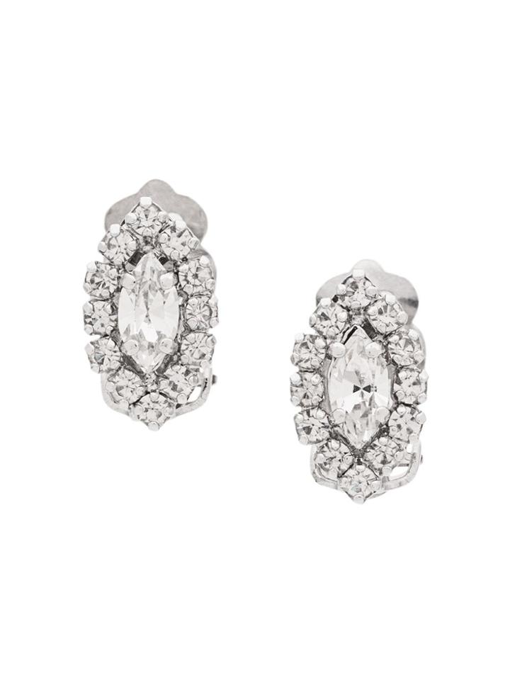 Christian Dior X Susan Caplan 1996 Archive Geometric Clip-on Earrings