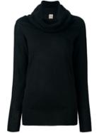 Nude Turtleneck Sweater, Women's, Size: 40, Black, Wool