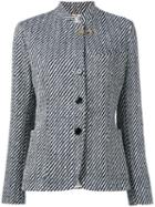 Fay - Tweed Jacket - Women - Cotton/polyamide/polyester/polyurethane - 44, Black, Cotton/polyamide/polyester/polyurethane
