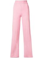 Cashmere In Love Esther Striped Trousers - Pink